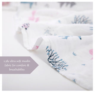 3 Pack Bamboo Cotton Blend Muslin Receiving Blanket