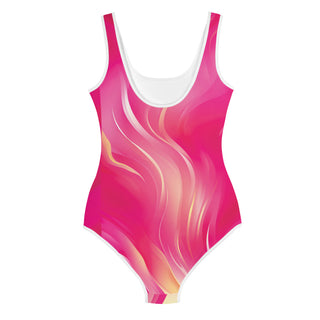 Fire in the Belly - Girls' Youth One-Piece Swimsuit with UV Protection