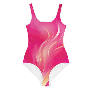 Fire in the Belly - Girls' Youth One-Piece Swimsuit with UV Protection