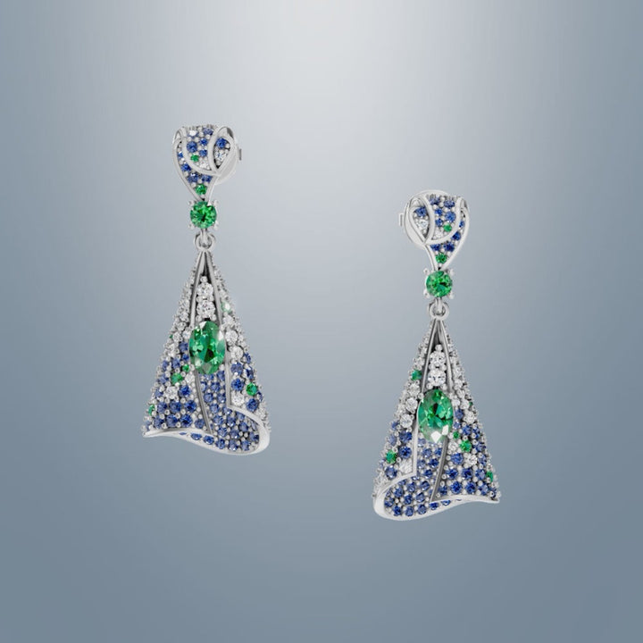 video of reymey colorful earrings