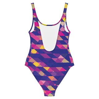 Vibrant Multicolor One-Piece Swimsuit for Women