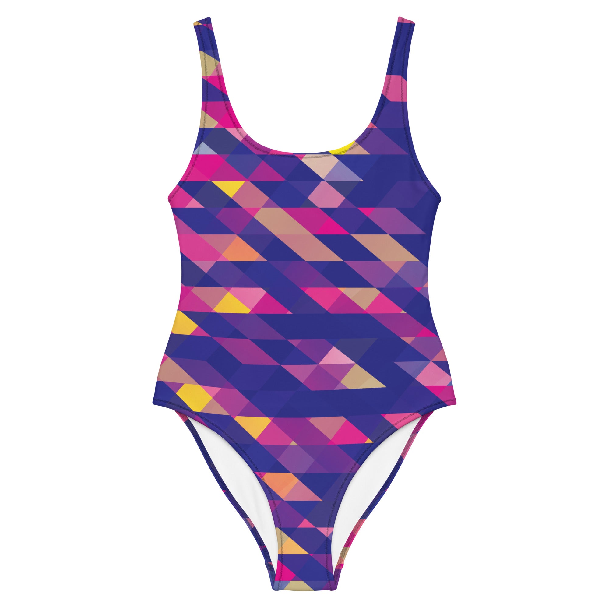 Vibrant Multicolor One-Piece Swimsuit for Women – Reymey