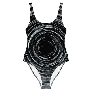 Women's One-Piece Swimsuit with Starry-Night