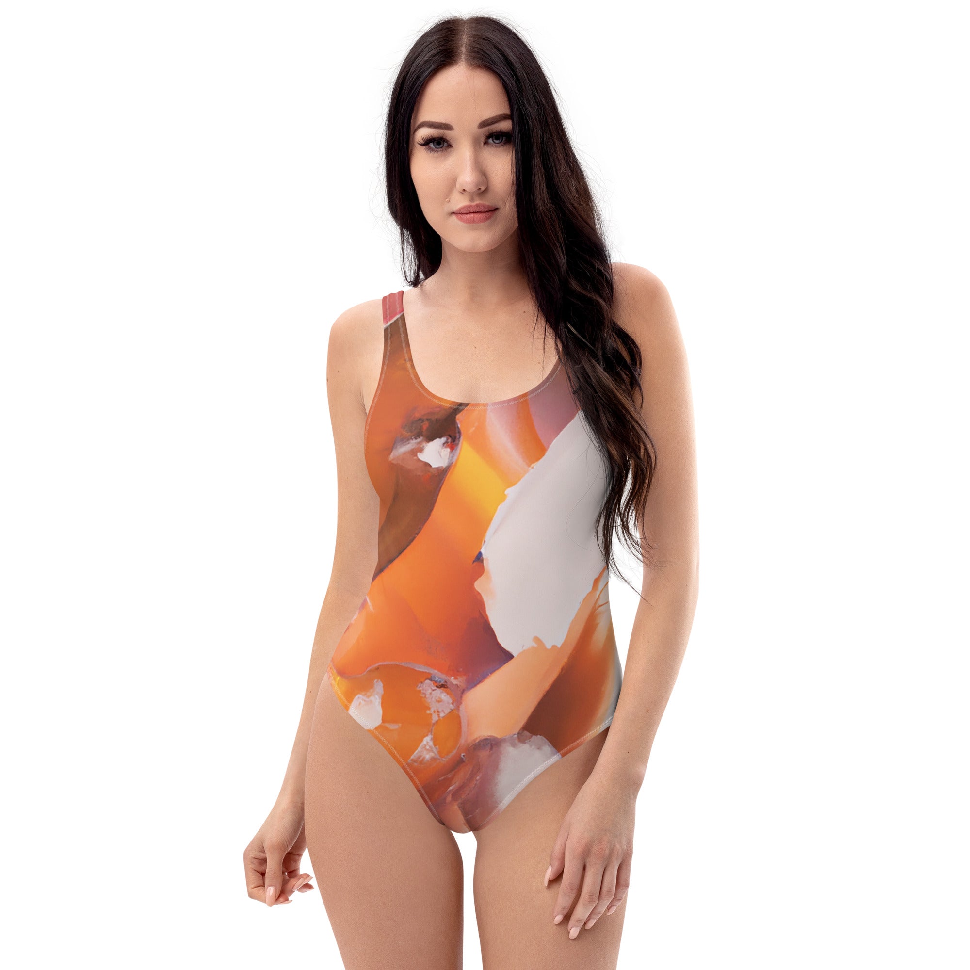 Women's One-Piece Swimwear with Elemental Tropics – Reymey