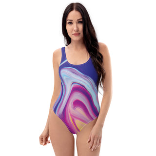 Pop Art Inspired One-Piece Swimwear