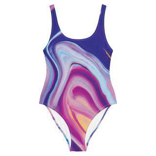 Pop Art Inspired One-Piece Swimwear