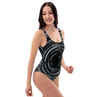 Women's One-Piece Swimsuit with Starry-Night