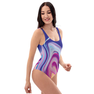 Pop Art Inspired One-Piece Swimwear